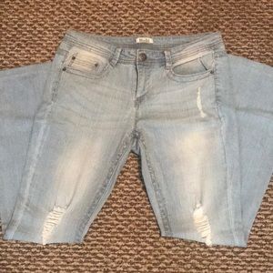 Light wash Mudd bootcut jeans